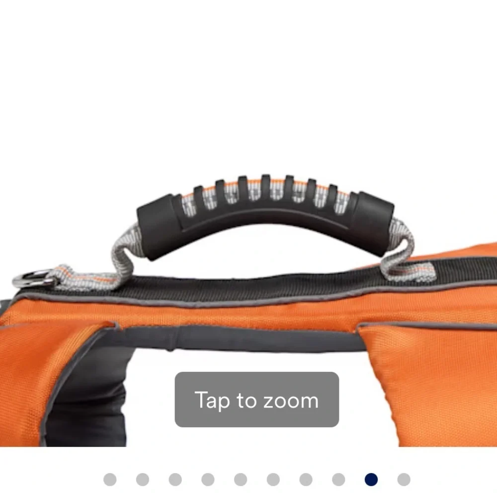 NWT dog life jacket floatation vest S